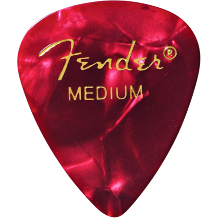 Kostka gitarowa Fender Red Moto Gross Medium -72602