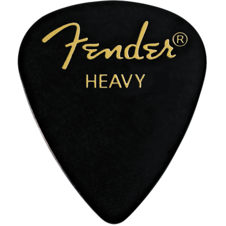Kostka gitarowa Fender 351 Black Heavy 0,97mm-72606