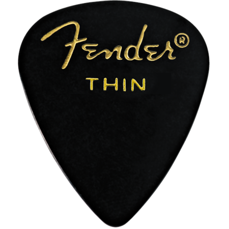 Kostka gitarowa Fender 351 Black Thin 0,46mm-72607