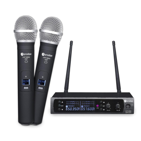 Mikrofon Prodipe UHF-M850 bezp. podwójny do ręki-7317