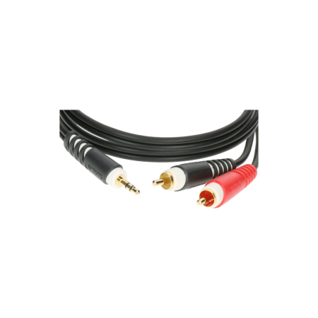 Kabel J3,5-2xRca 6m Klotz AY7-0600-73945