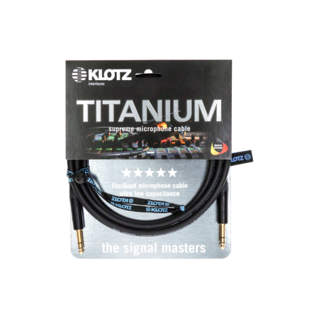 Kabel J-J 1m Klotz Titanium TI-TRS0100 Stereo-74081