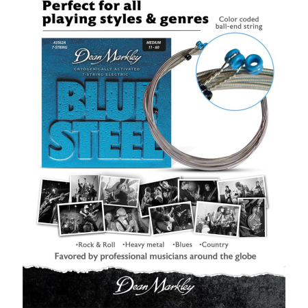 Str.Dean Markley Blue Steel 11-60 El.Guitar 7-str -74115