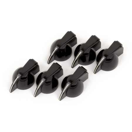 Gałki Fender Chicken Head Amp Knobs Black 6 szt.-74227