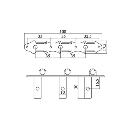 Klucze do gitary klasycznej Ortega OTMDLX-BKBK -74428