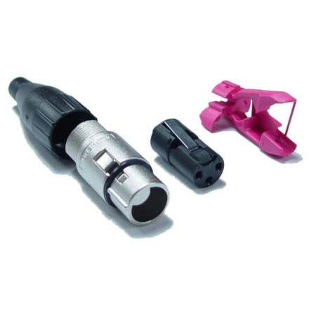 XLR Amphenol AC3FI 3-pin żeński bez lutowania-74604