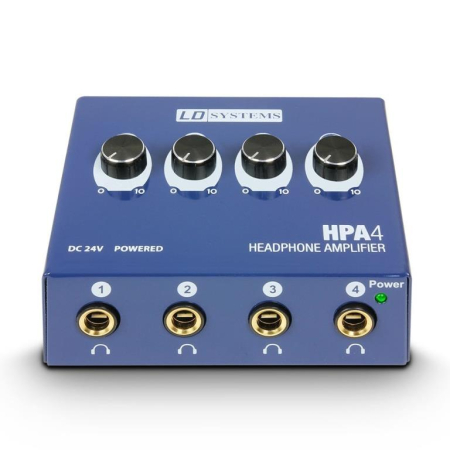 Wzmacniacz słuchawkowy LD System HPA4 4-kanałowy-74651