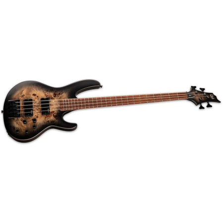 ESP LTD D-4 BPBLKNBS Blk Nat Burst Satin Bass-74801