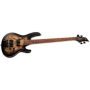 ESP LTD D-4 BPBLKNBS Blk Nat Burst Satin Bass-74801