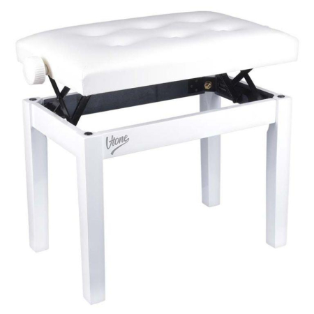 Ława V-TONE 1 WH do pianina biała-74921