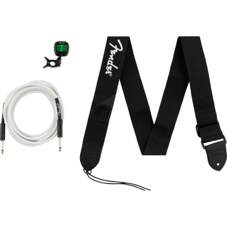 Fender Accessories Bundle Pack-Cable, Tuner, Strap-75265