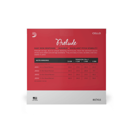 Str.D'addario Prelude J1010 medium wiolonczela 3/4-75368