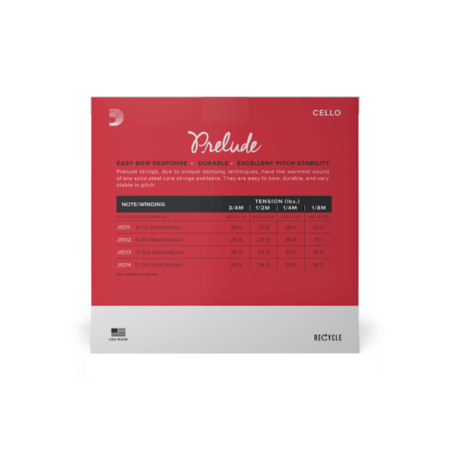Str.D'addario Prelude J1010 medium wiolonczela 1/2-75377