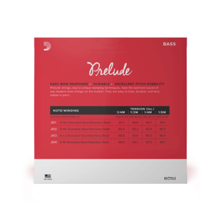Str.D'addario Prelude J610 medium kontrabas 1/2-75482
