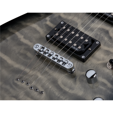 Schecter C-6 Plus Charcoal Burst guitar electric-75732
