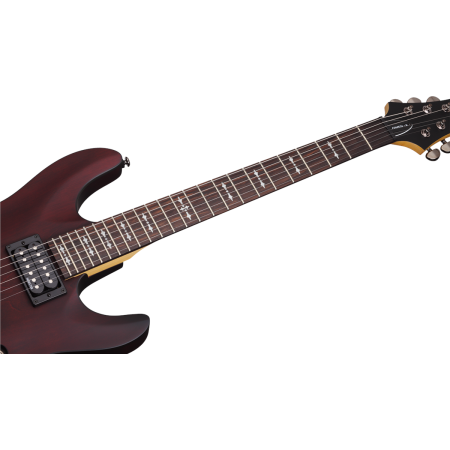 Schecter Omen-6 Walnut Satin guitar electric-75743