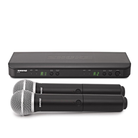 Mikrofon Shure BLX288E/PG58 podwójny do ręki-75944