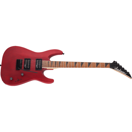 Jackson JS24 Dinky Arch Top DKAM Red Satin-75997