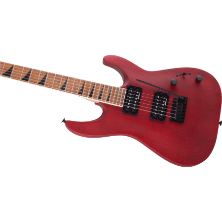Jackson JS24 Dinky Arch Top DKAM Red Satin-76000