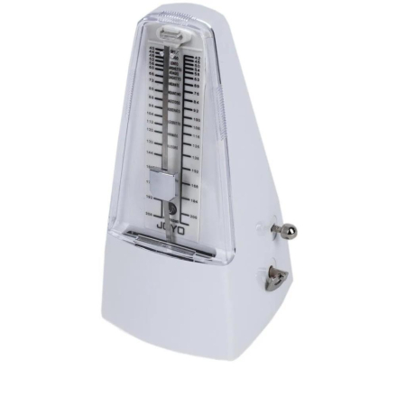Metronom Joyo JM-69 mechaniczny z dzwonkiem White-76112