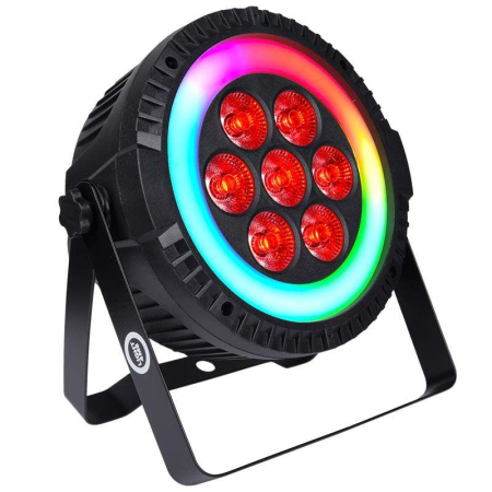 Reflektor LIGHT4ME RINGO PAR sceniczny z pierścień-76270