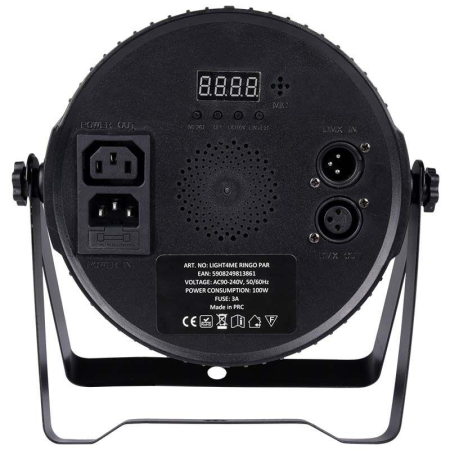 Reflektor LIGHT4ME RINGO PAR sceniczny z pierścień-76277
