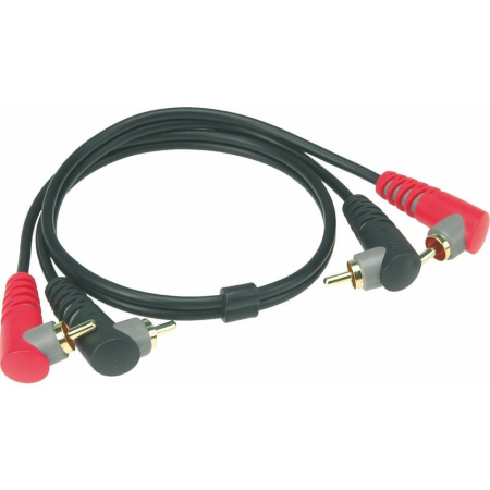 Kabel 2xRca kątowy-2xRca kątowy 3m Klotz ATCCA0300-76603