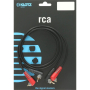 Kabel 2xRca kątowy-2xRca kątowy 3m Klotz ATCCA0300-76604