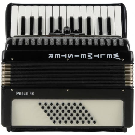 Akordeon Weltmeister Perle 26/48/II/3 Black 48-bas-76718