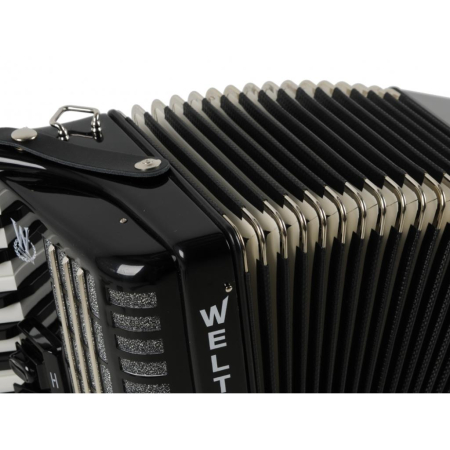 Akordeon Weltmeister Perle 26/48/II/3 Black 48-bas-76719
