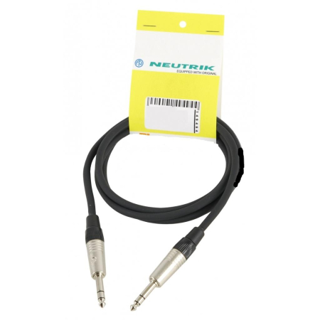 Kabel J-J 1,5m Klotz MY206 wtyki Neutrik Stereo-76764