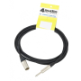Kabel XLR męski-J TS 3m Klotz MY206 wtyki Neutrik-76786