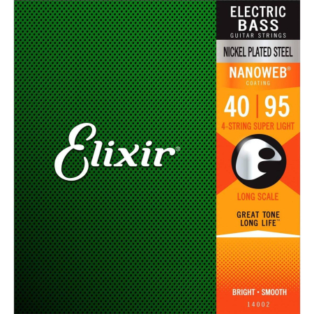 Str.Elixir do gitary basowej 40-95 nickel plated-77542
