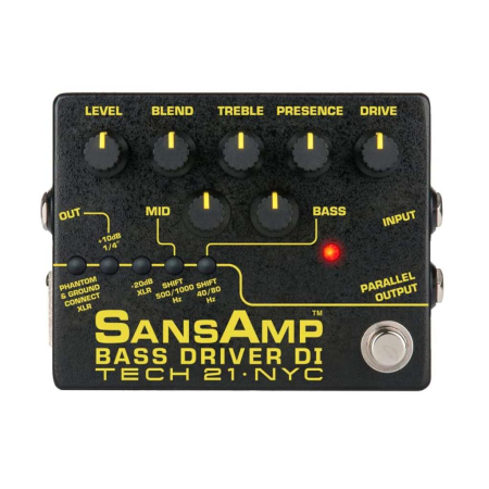 Tech21 Bass Driver DI v2 Overdrvie Pedal / DI Box-78066