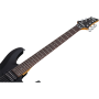 Schecter C-6 Deluxe FR Satin Black electric guitar-78209