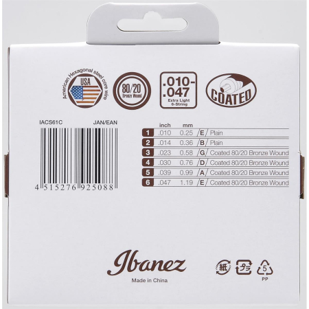 Str.Ibanez IACS61C do gitary akust.10-47 bronze-78626