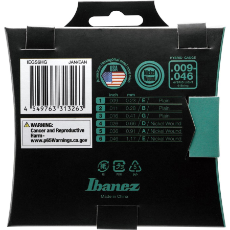 Str.Ibanez IEGS6HG do gitary elektrycznej 9-46-78645
