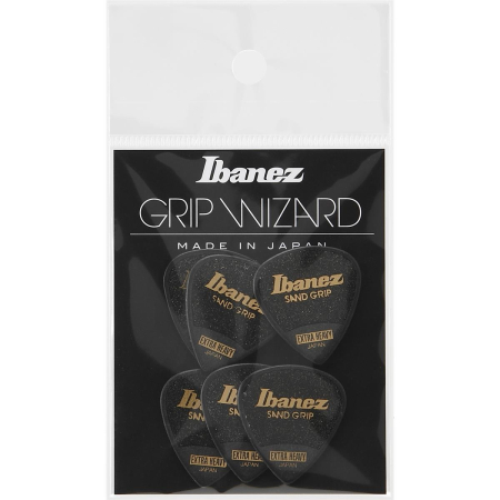 Zestaw kostek Ibanez Grip Wizard 6pcs Black SH1,2 -78676