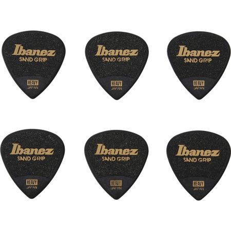 Zestaw kostek Ibanez Grip Wizard 6pcs Black SH1,00-78681