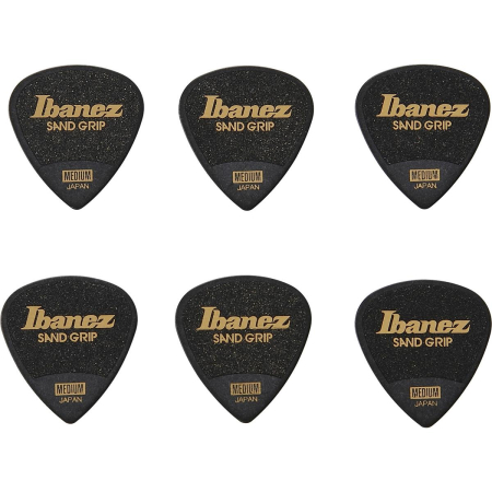 Zestaw kostek Ibanez Grip Wizard 6pcs Black SH0,80-78685