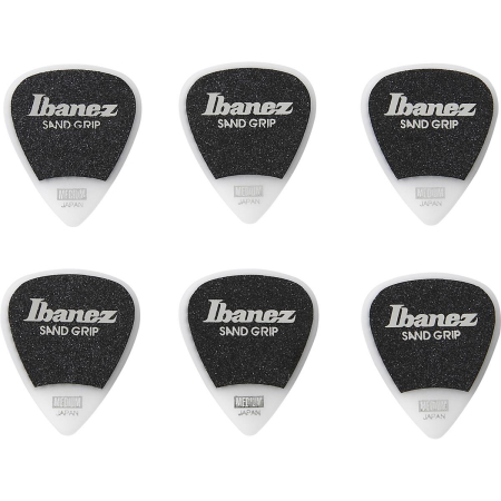 Zestaw kostek Ibanez Grip Wizard 6pcs White 0,80-78693