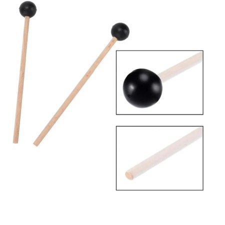 Pałeczki z gumową glówką do instrumenty perkusyjne-79831