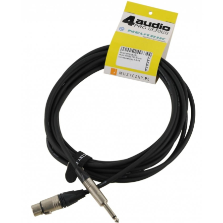 Kabel J-XLR Ż 6m Klotz MY206 wtyki Neutrik-80156