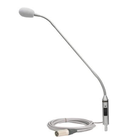 Mikrofon Rduch MERL 75cm na czop srebrny dioda Led-80353