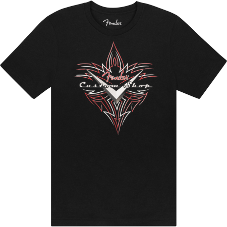 T-Shirt Fender Custom Shop Pinstripe Black size L-80392