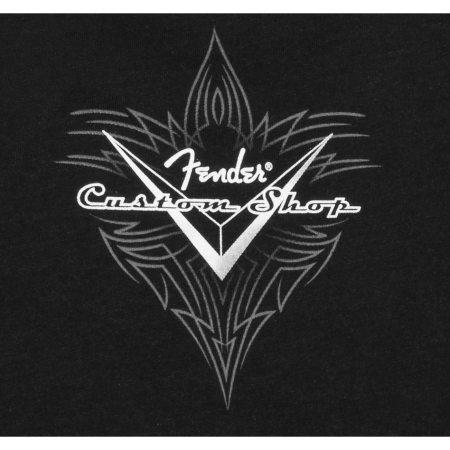 T-Shirt Fender Custom Shop Pinstripe Black size L-80395