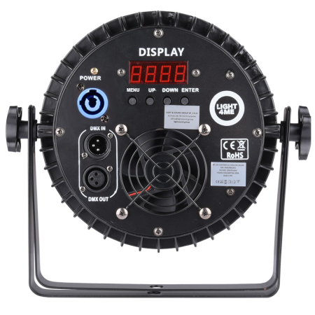 Reflektor LIGHT4ME ALU QUAD PAR 18x6W RGBW-80530