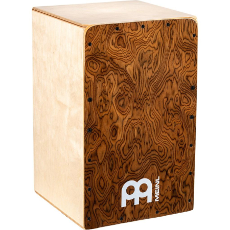 Meinl Percussion Cajon Snarecraft SC100BW BurlWood-80757