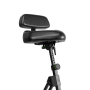 Stołek Gravity FM SEAT1 BR z podnóżkiem i oparciem-80842