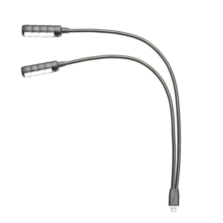 Lampka LED Dual USB Adam Hall Gooseneck USB-81442